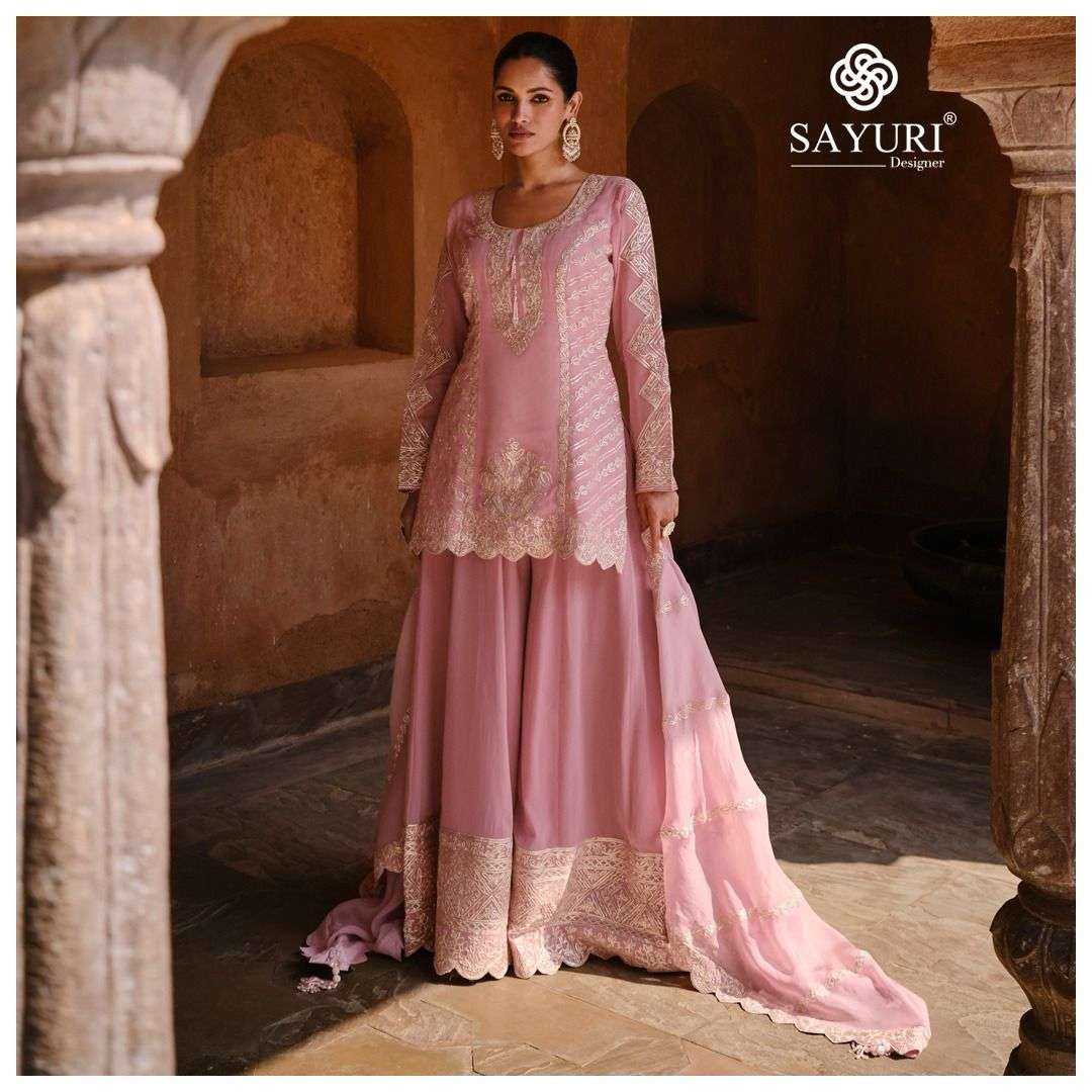 Sayuri Ruhani Premium Silk Designer Salwar Kameez Wholesale catalog