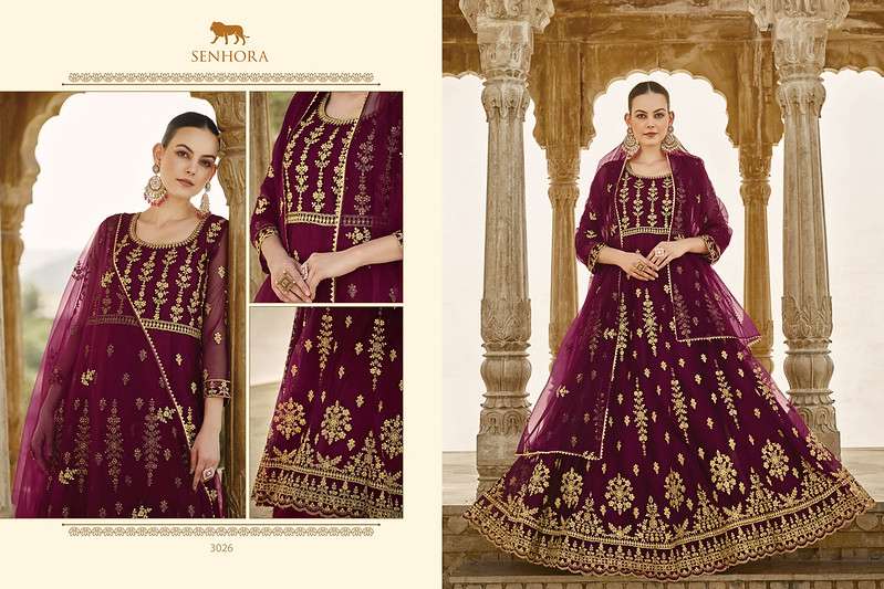 Senhora Nirjala Fancy Anarkali Salwar Suits Wholesale catalog