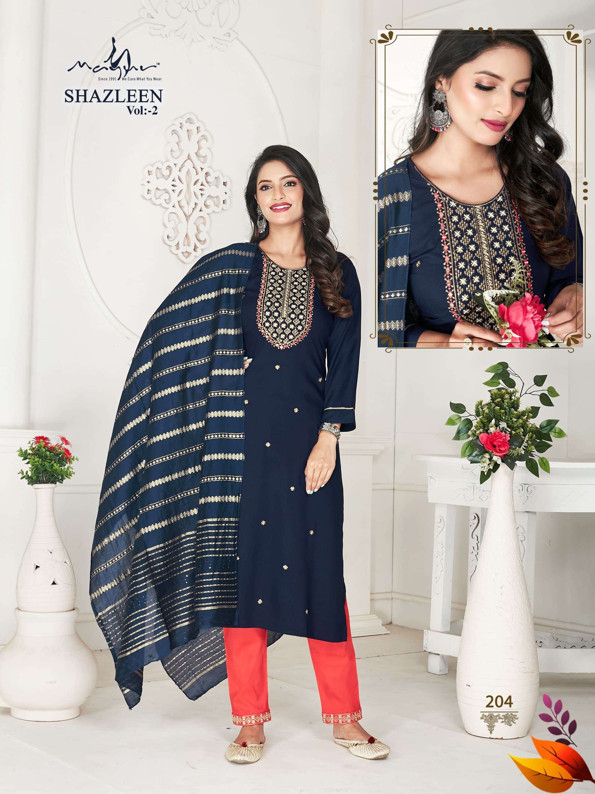 Shazleen Vol-2 Kurti Wholesale catalog