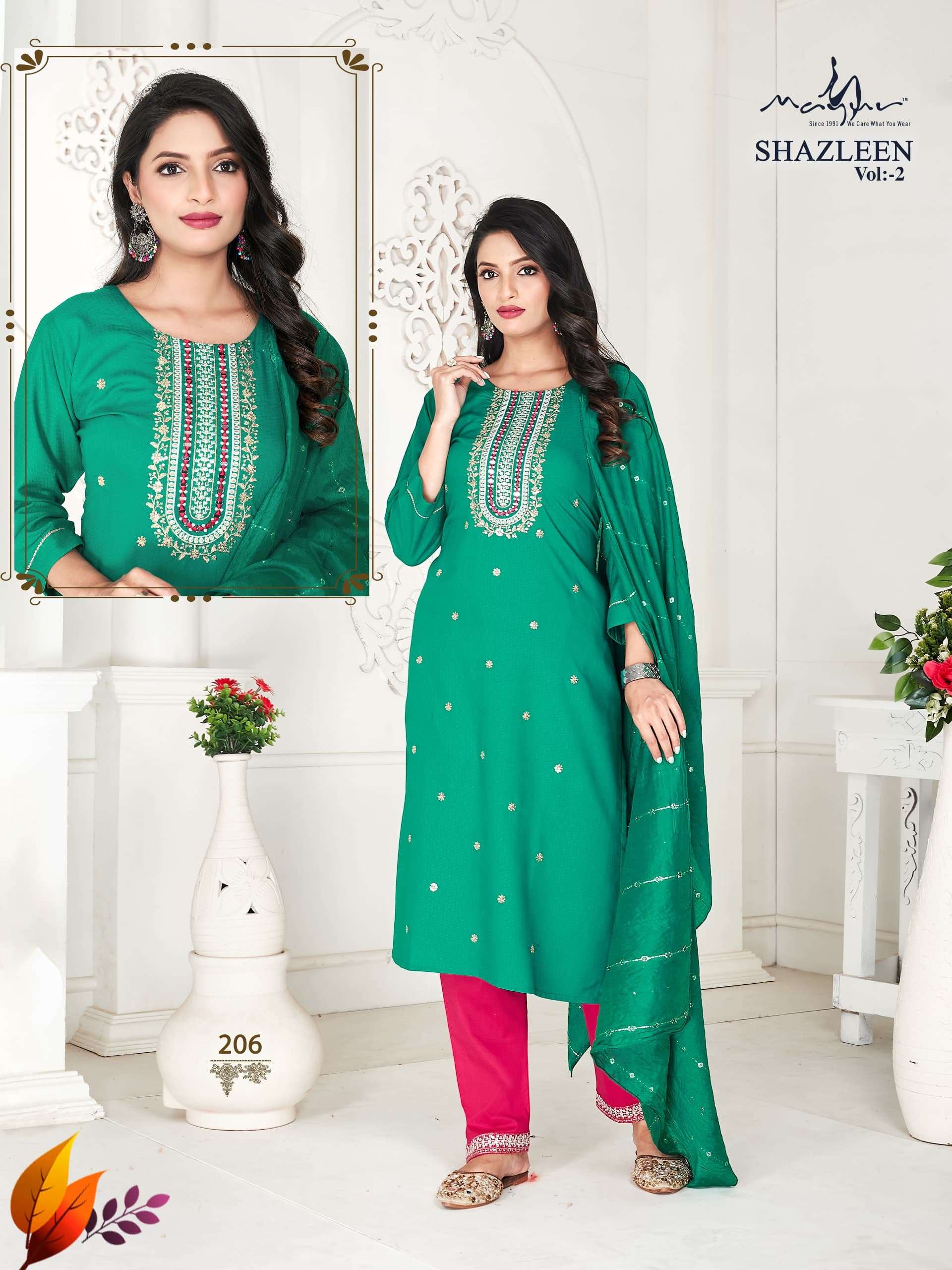 Shazleen Vol-2 Kurti Wholesale catalog