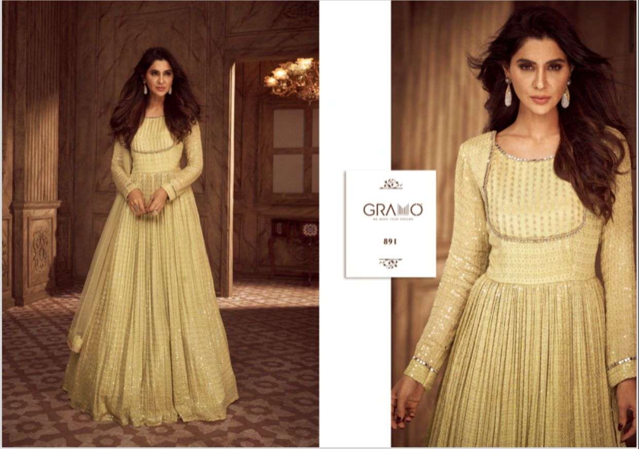 SHEHJADI GEORGETTE GOWN Kurti Wholesale catalog