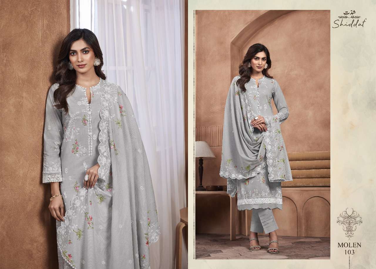 SHIDDAT MOLEN Salwar Kameez Wholesale catalog