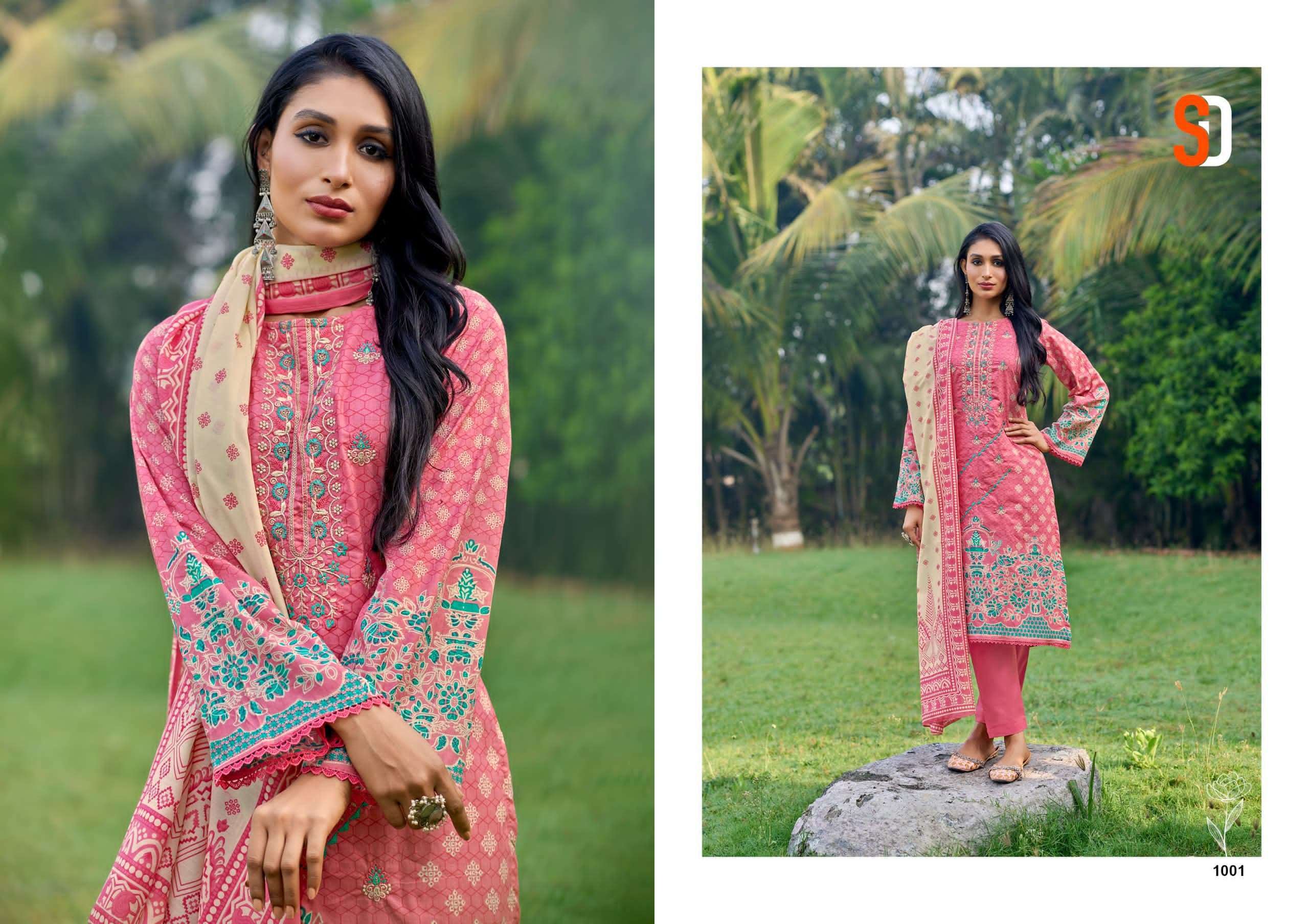 Shraddha Bin Saeed Lawn Vol 6 Pakistani Suits Wholesale catalog