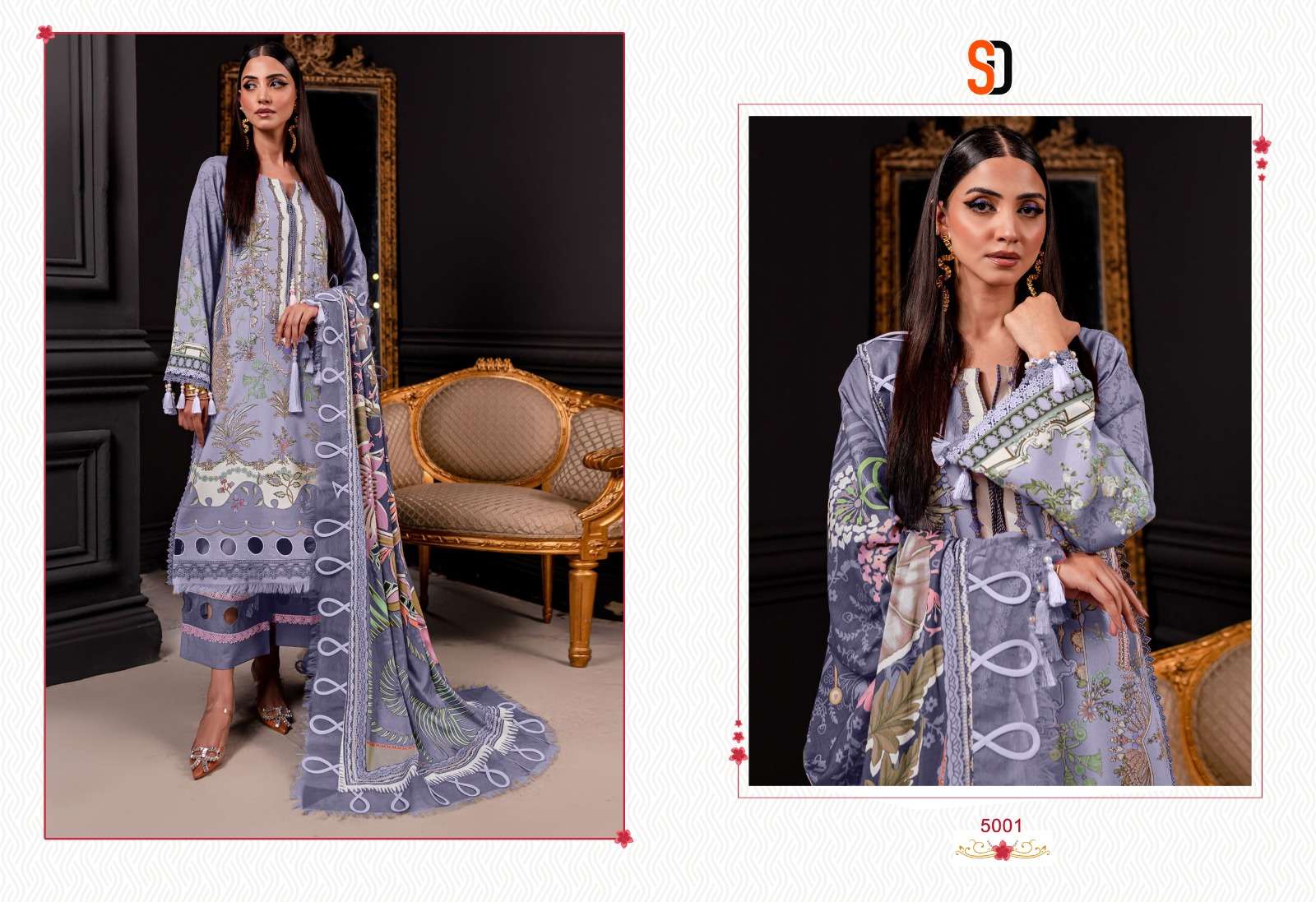 Shraddha Bliss Vol 5 Chiffon Dupatta Salwar Kameez Wholesale catalog