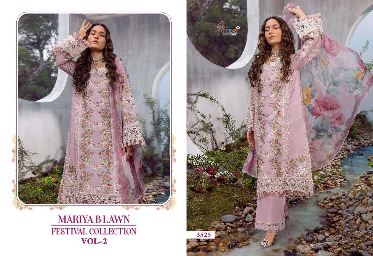 Shree Mariya B Vol 2 Chiffon Dupatta Salwar Kameez Wholesale catalog