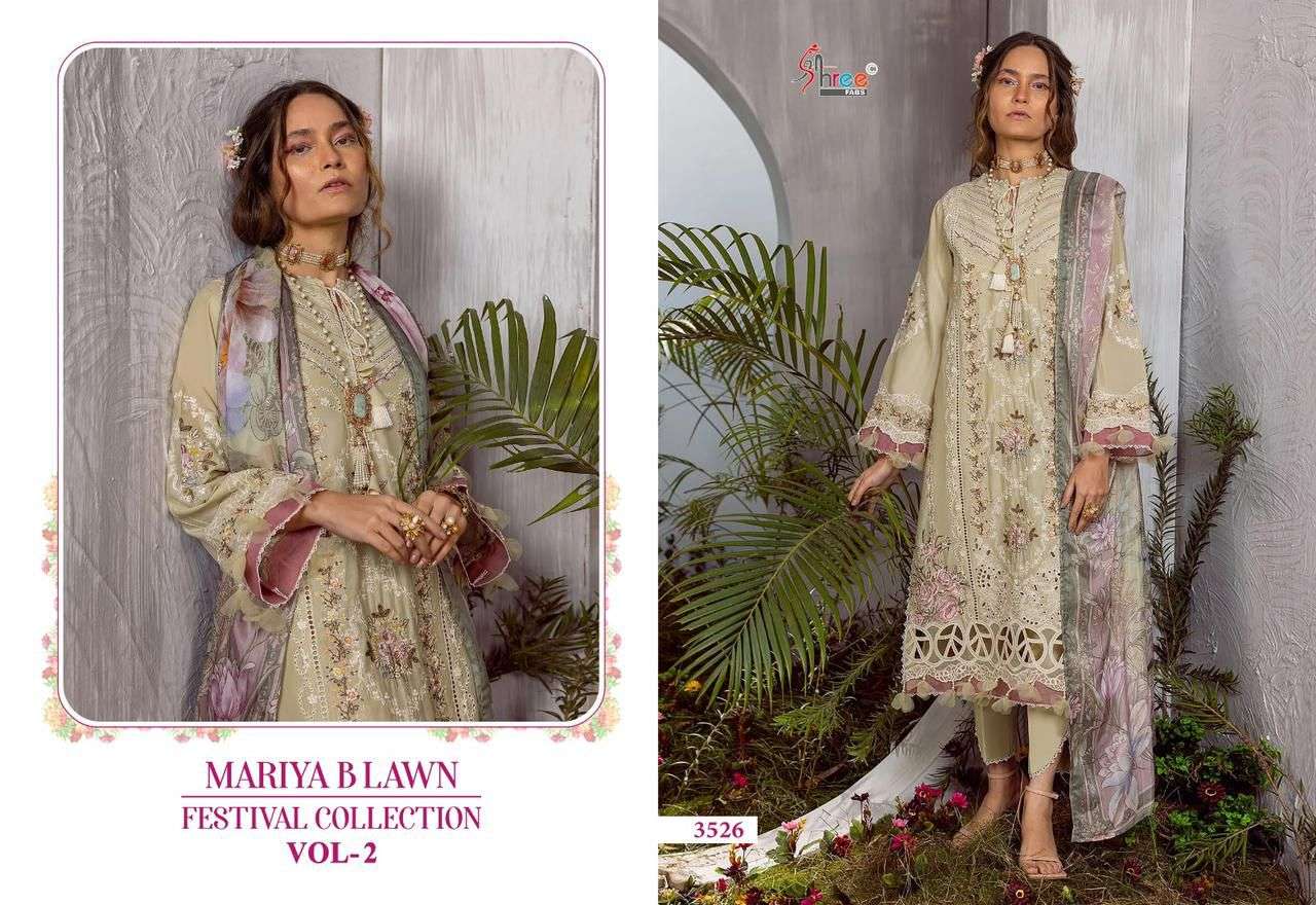 Shree Mariya B Vol 2 Chiffon Dupatta Salwar Kameez Wholesale catalog