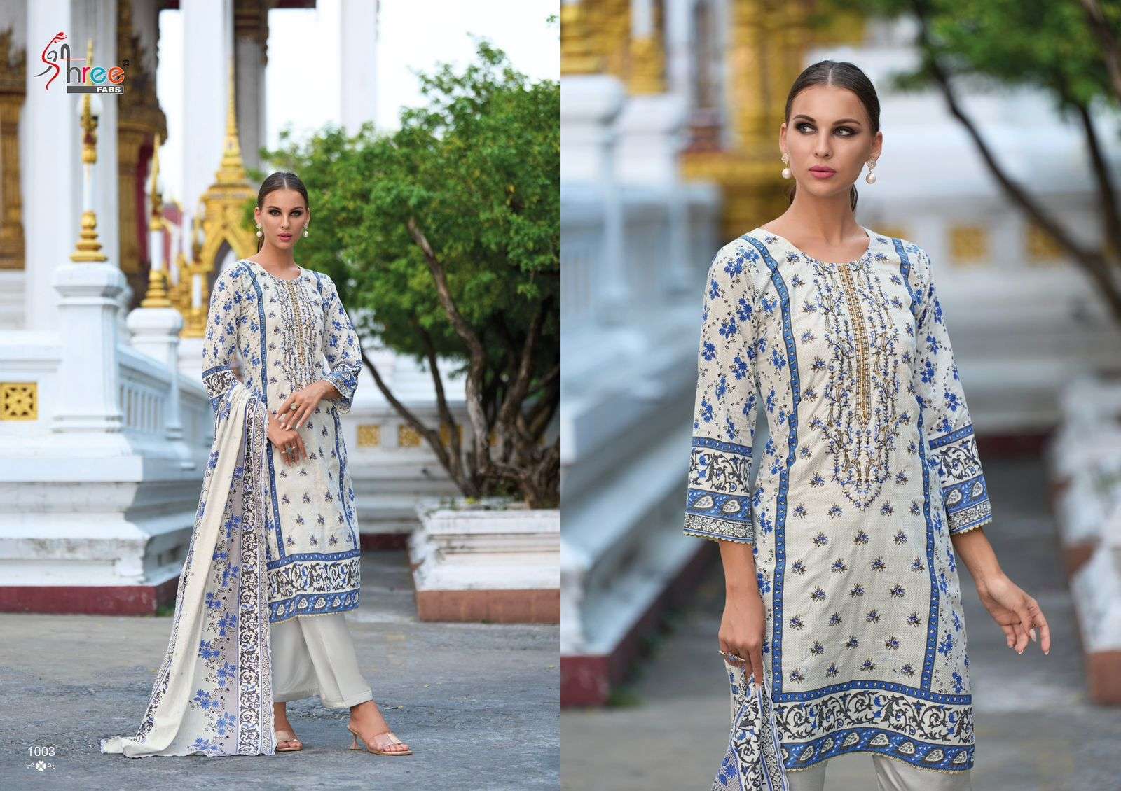 Shree Riwayat Premium Chiffon Dupatta Designer Salwar Suits Wholesale catalog