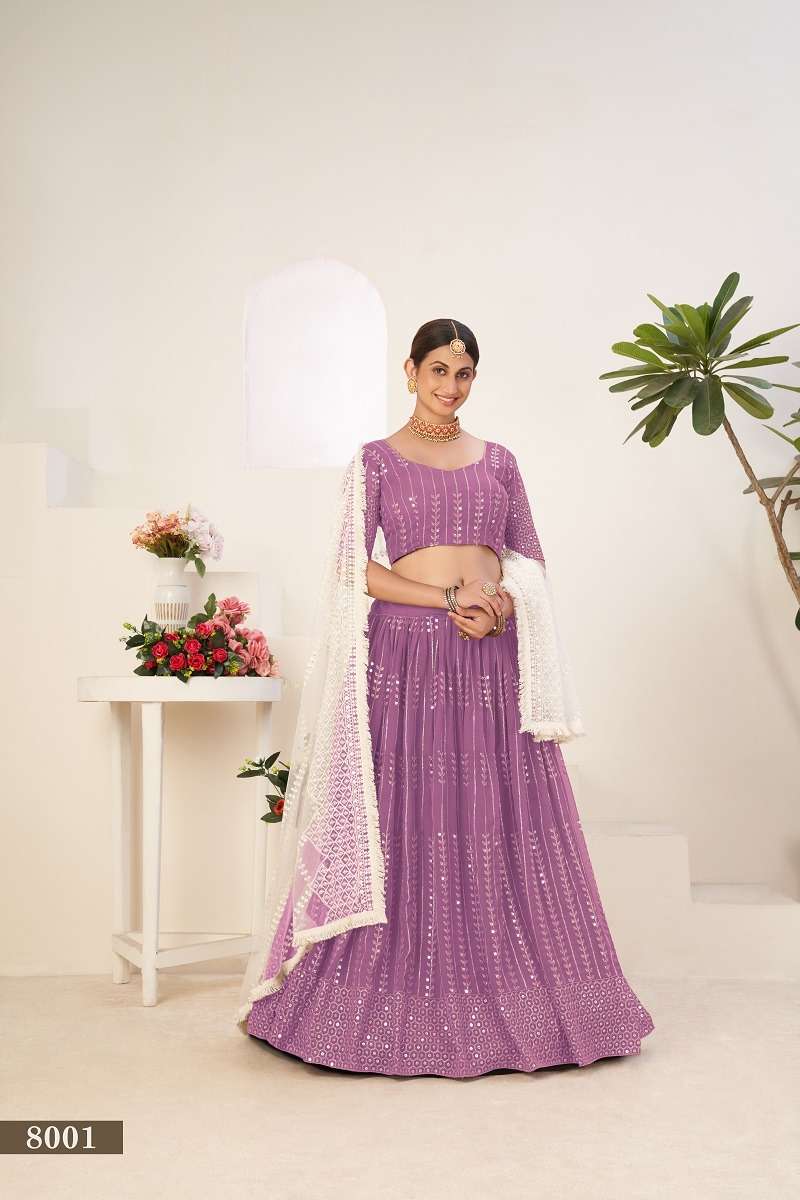 SIYA VOL-1 TWILIGHT LAVENDER PREMIUM COLLECTION THIS WEDDING SEASON Lehenga choli Wholesale catalog