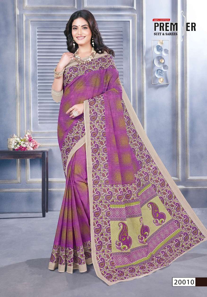 Sukanya Saravani Vol-20 – Premium Cotton Sarees Wholesale Catalog