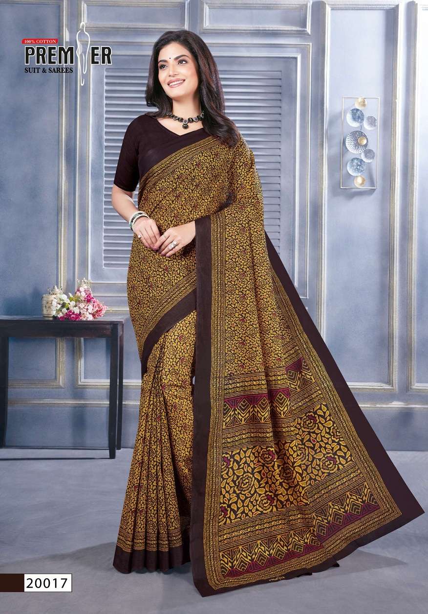 Sukanya Saravani Vol-20 – Premium Cotton Sarees Wholesale Catalog