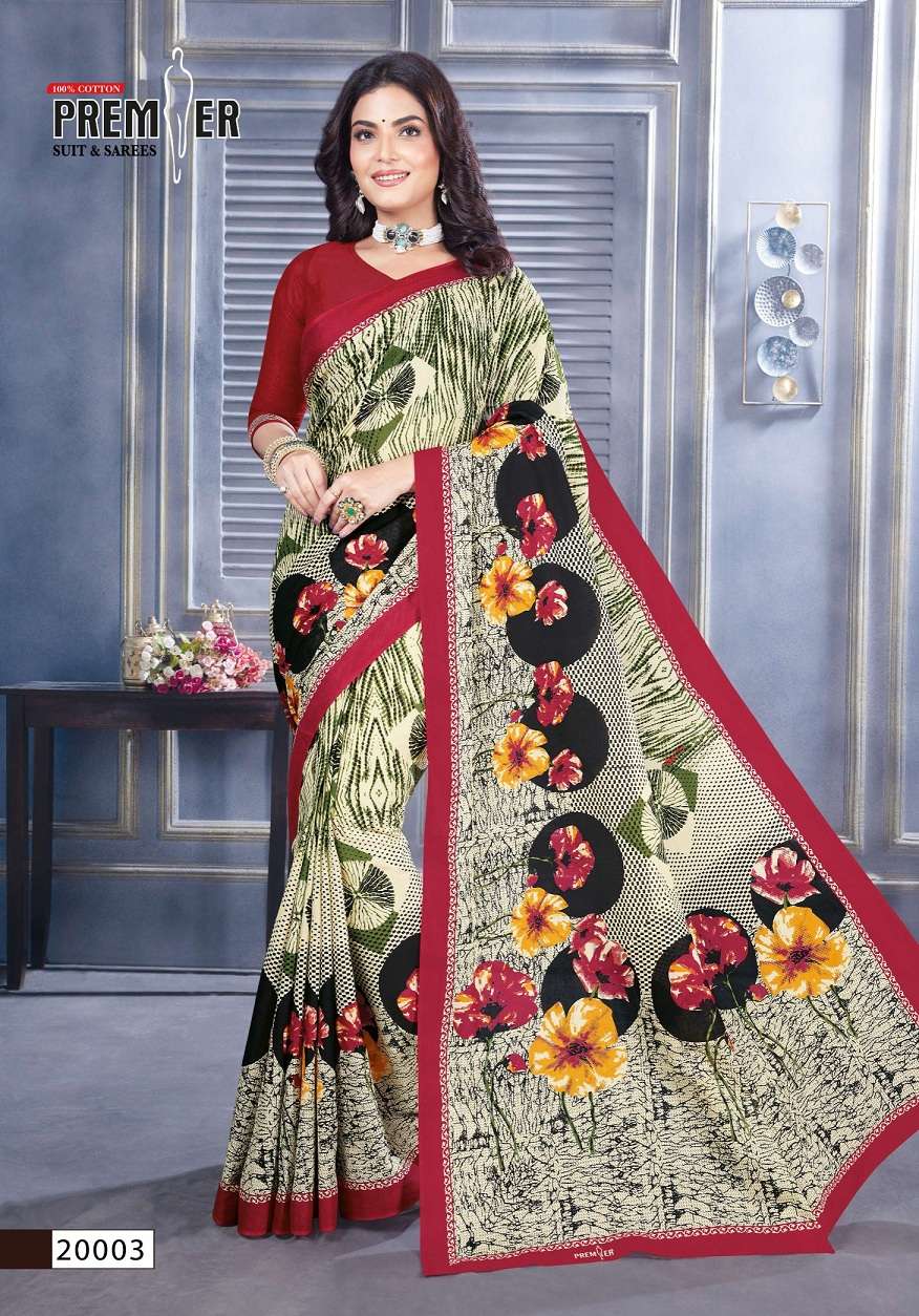 Sukanya Saravani Vol-20 – Premium Cotton Sarees Wholesale Catalog