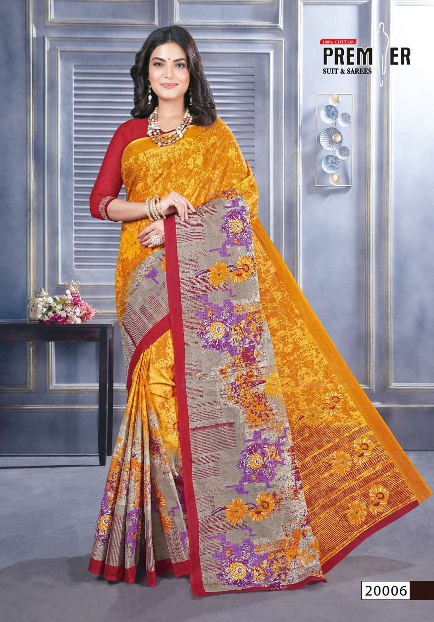 Sukanya Saravani Vol-20 – Premium Cotton Sarees Wholesale Catalog