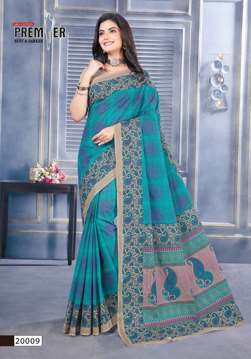 Sukanya Saravani Vol-20 – Premium Cotton Sarees Wholesale Catalog