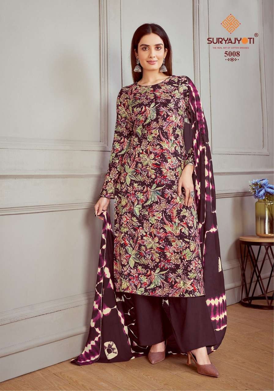 Suryajyoti Paroo Vol-5- Dress Material Wholesale Catalog