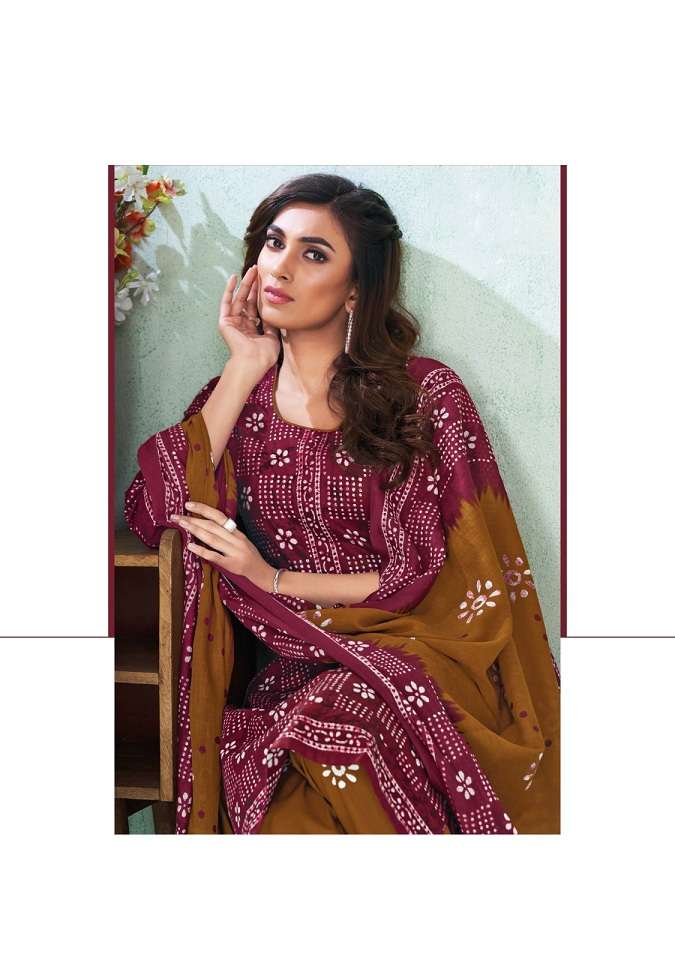 Suryajyoti Pehnava Vol-6 – Kurti Pant With Dupatta Wholesale Catalog