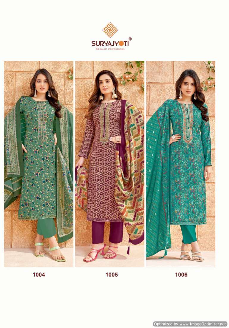 Suryajyoti Priyanka Vol-1 – Dress material - Wholesale catalog