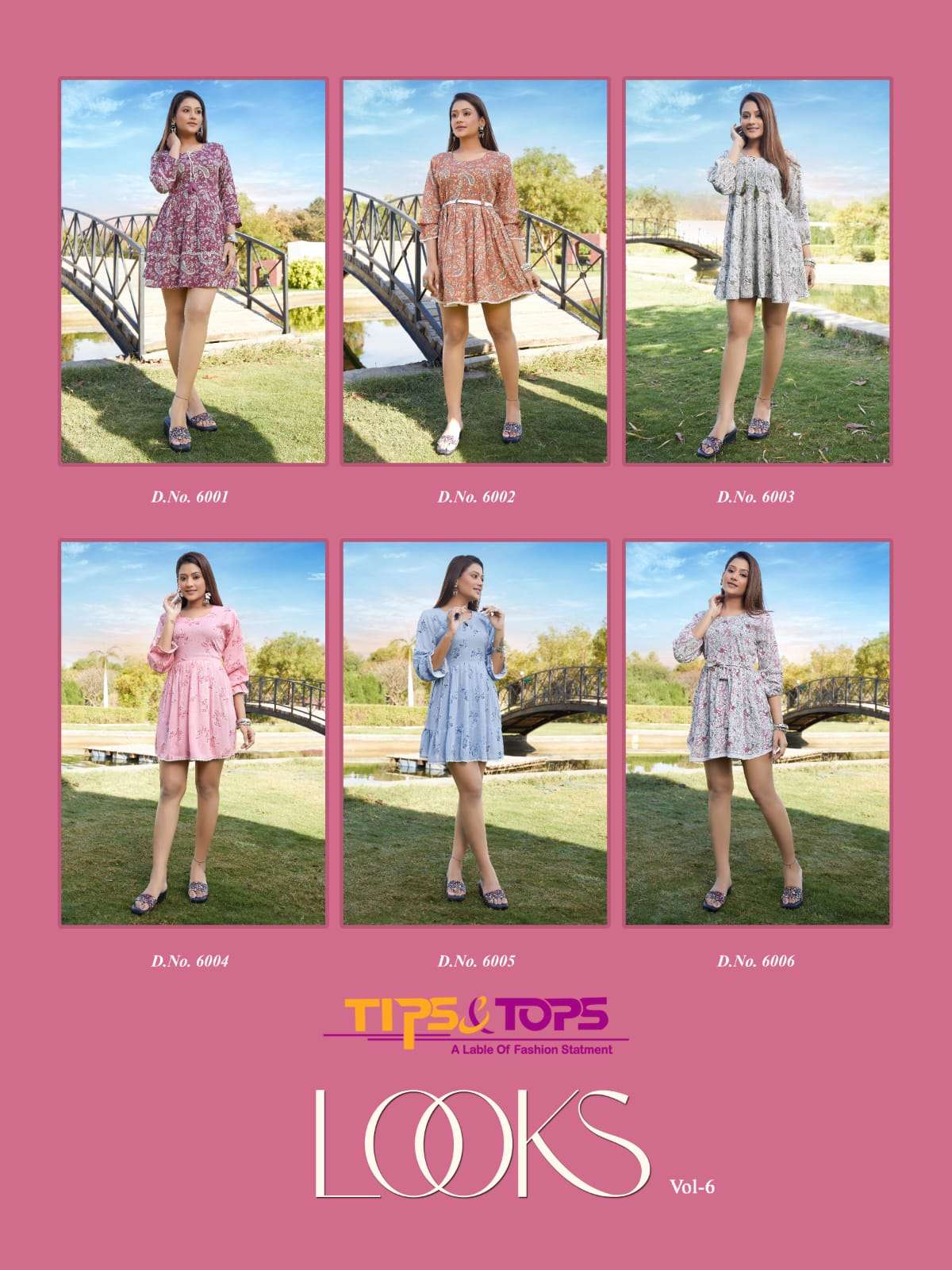 TIPS & TOPS LOOKS Vol 06 Kurti Wholesale catalog