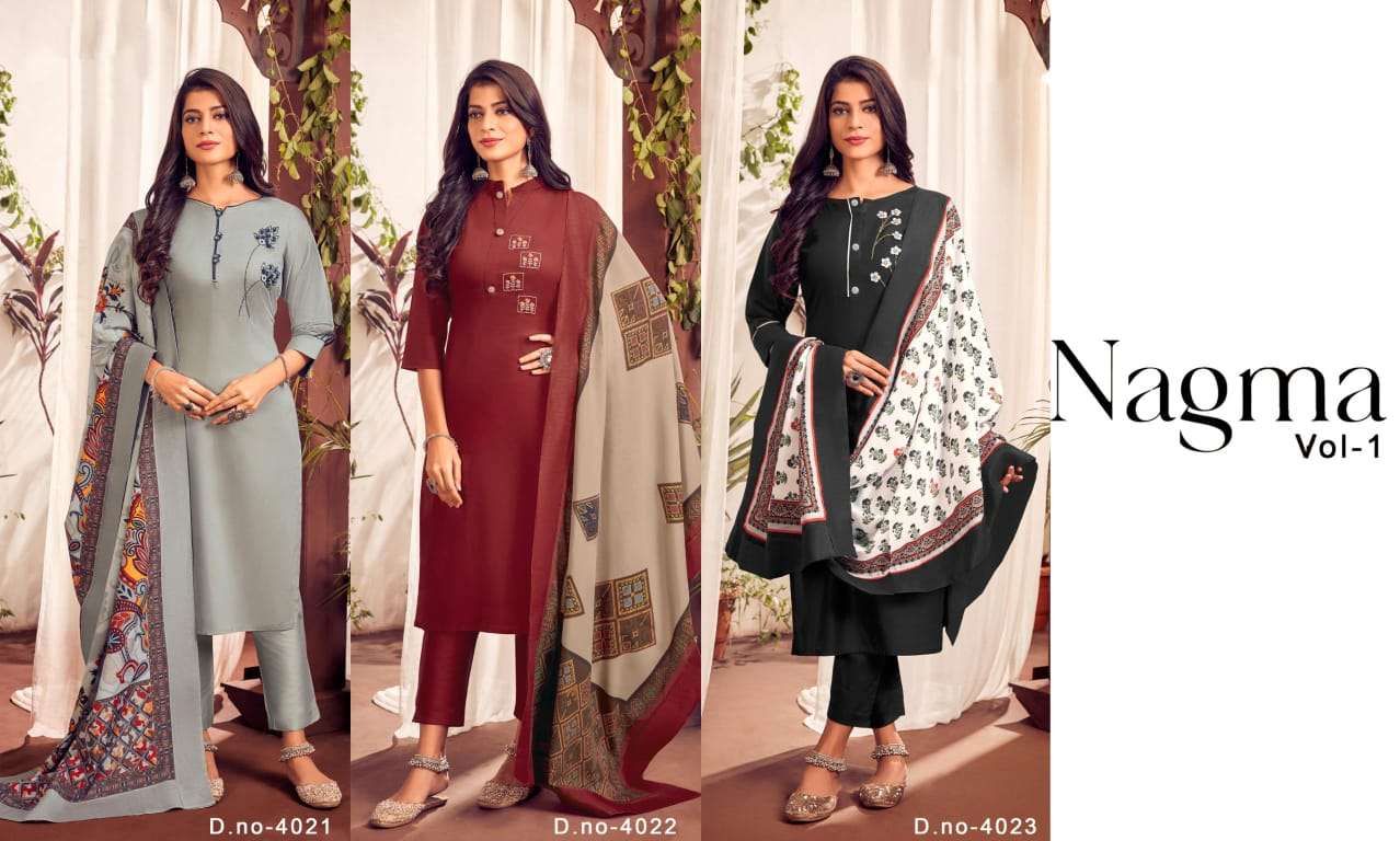 Vardan designer Nagma Vol - 1 Kurti Wholesale catalog