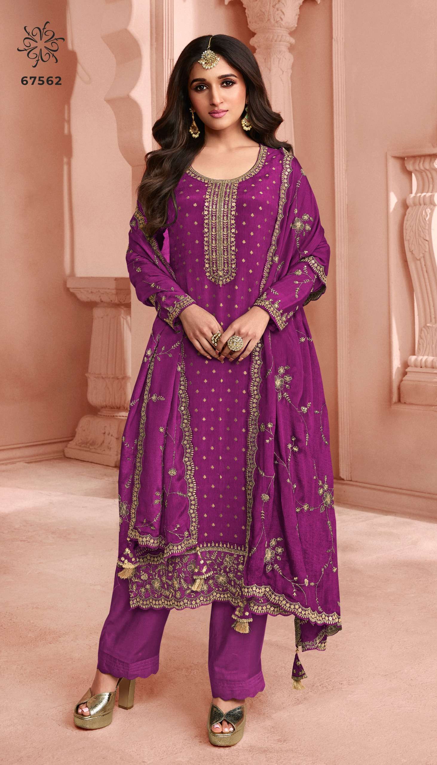 Vinay Kuleesh Swarnaa Colour Plus Salwar Kameez Wholesale catalog