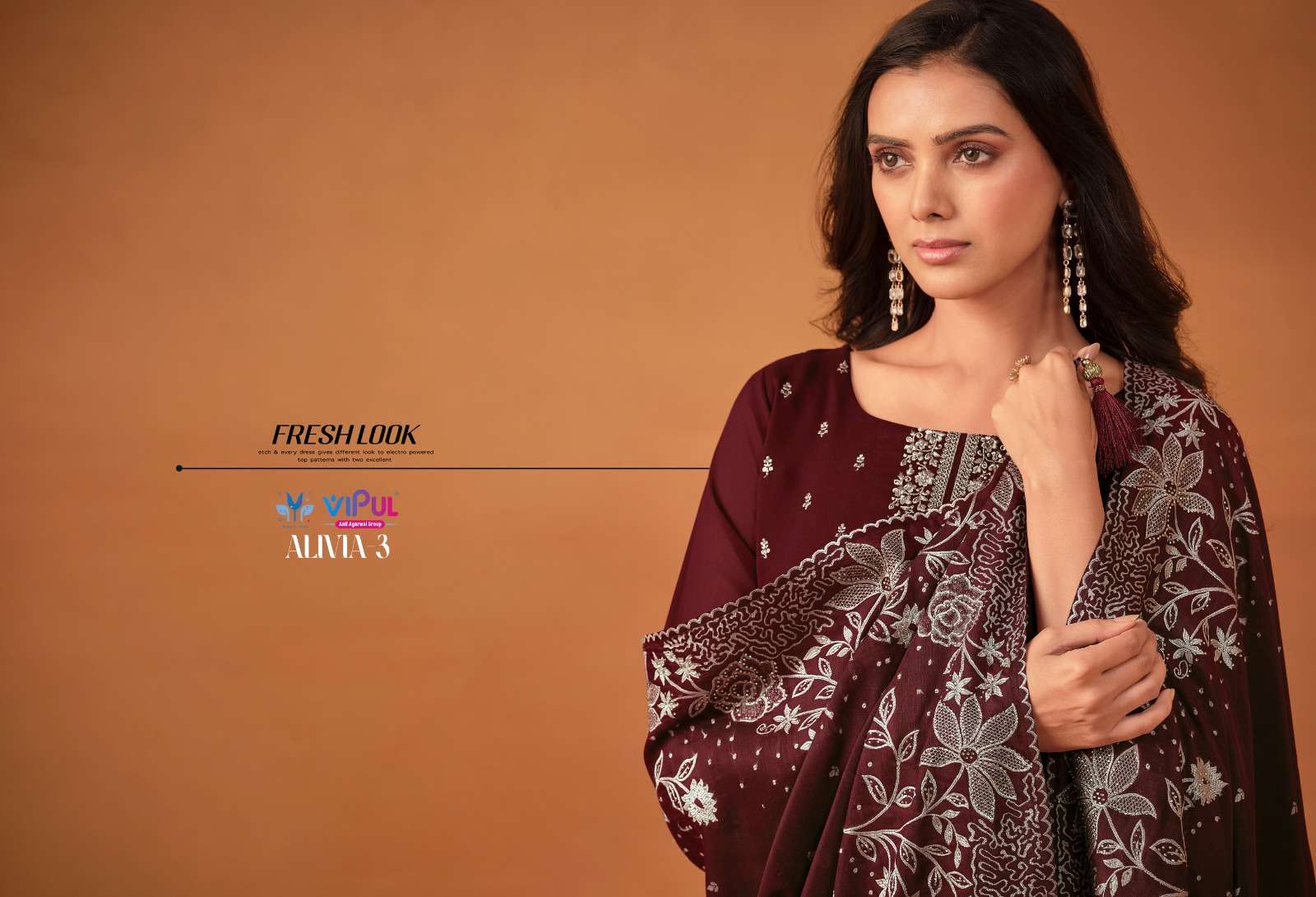 VIPUL ALIVIA-3 Salwar Kameez Wholesale catalog