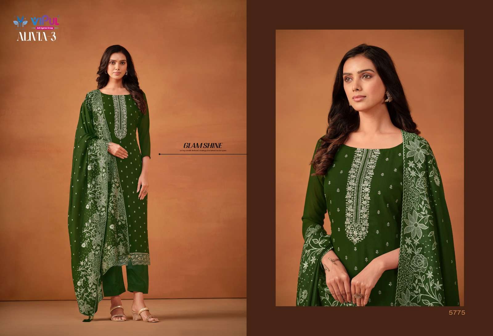 VIPUL ALIVIA-3 Salwar Kameez Wholesale catalog