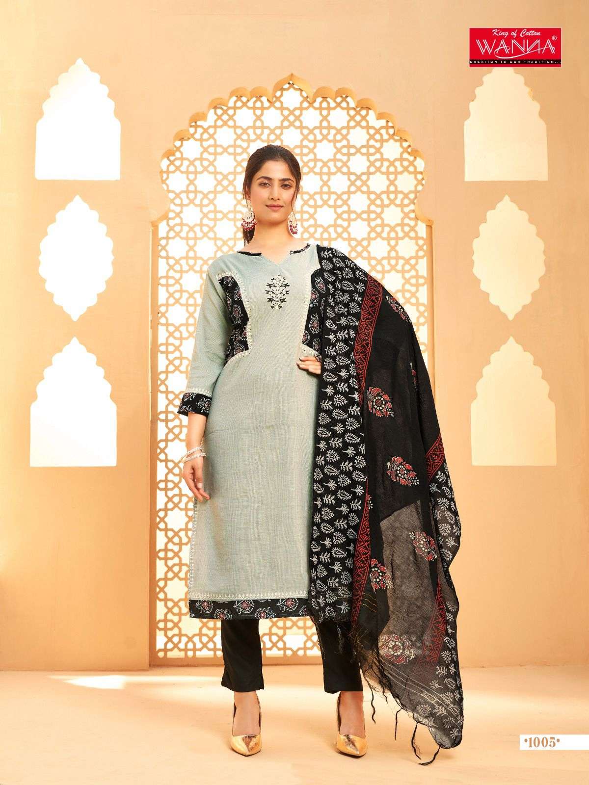 Wanna AJRAKH Kurti Wholesale catalog