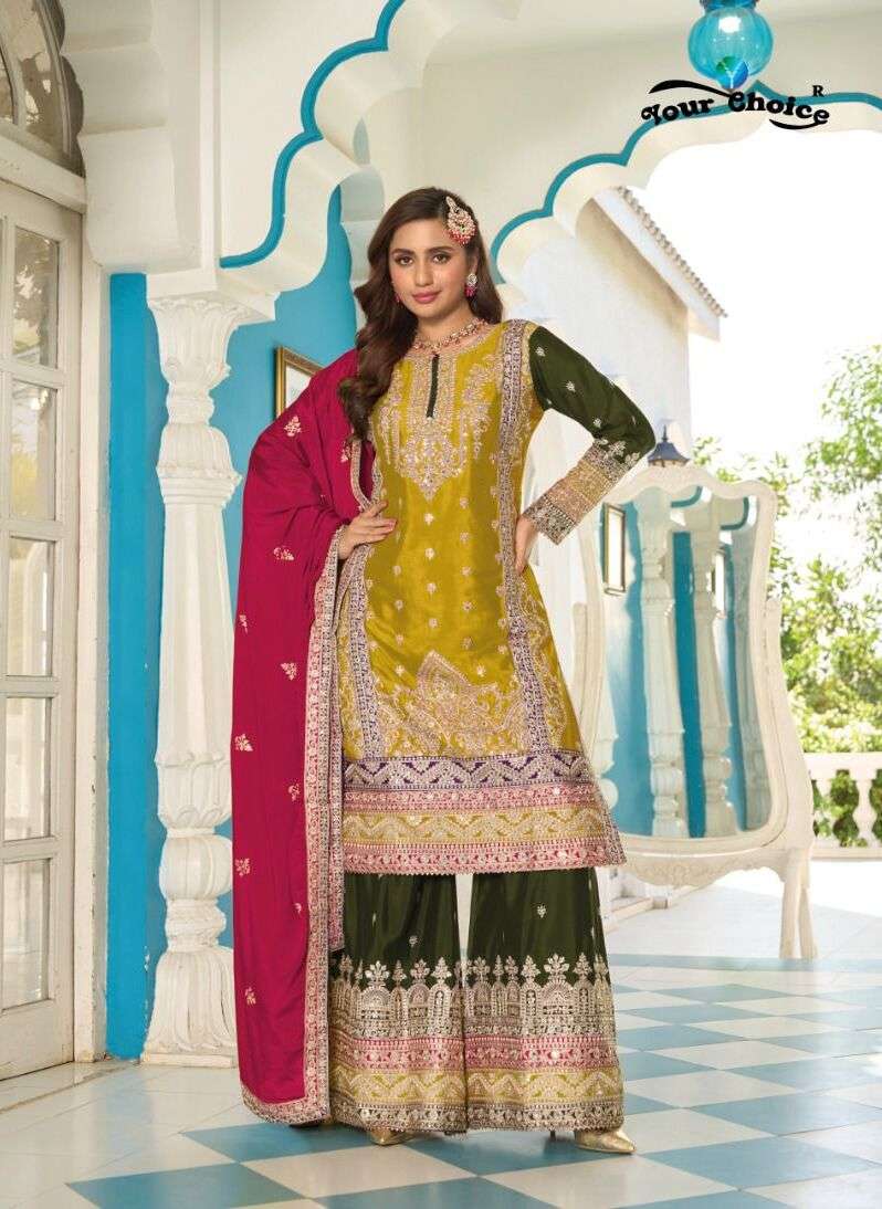 Your Choice Beeba Fancy Chinon Salwar Suit Wholesale catalog