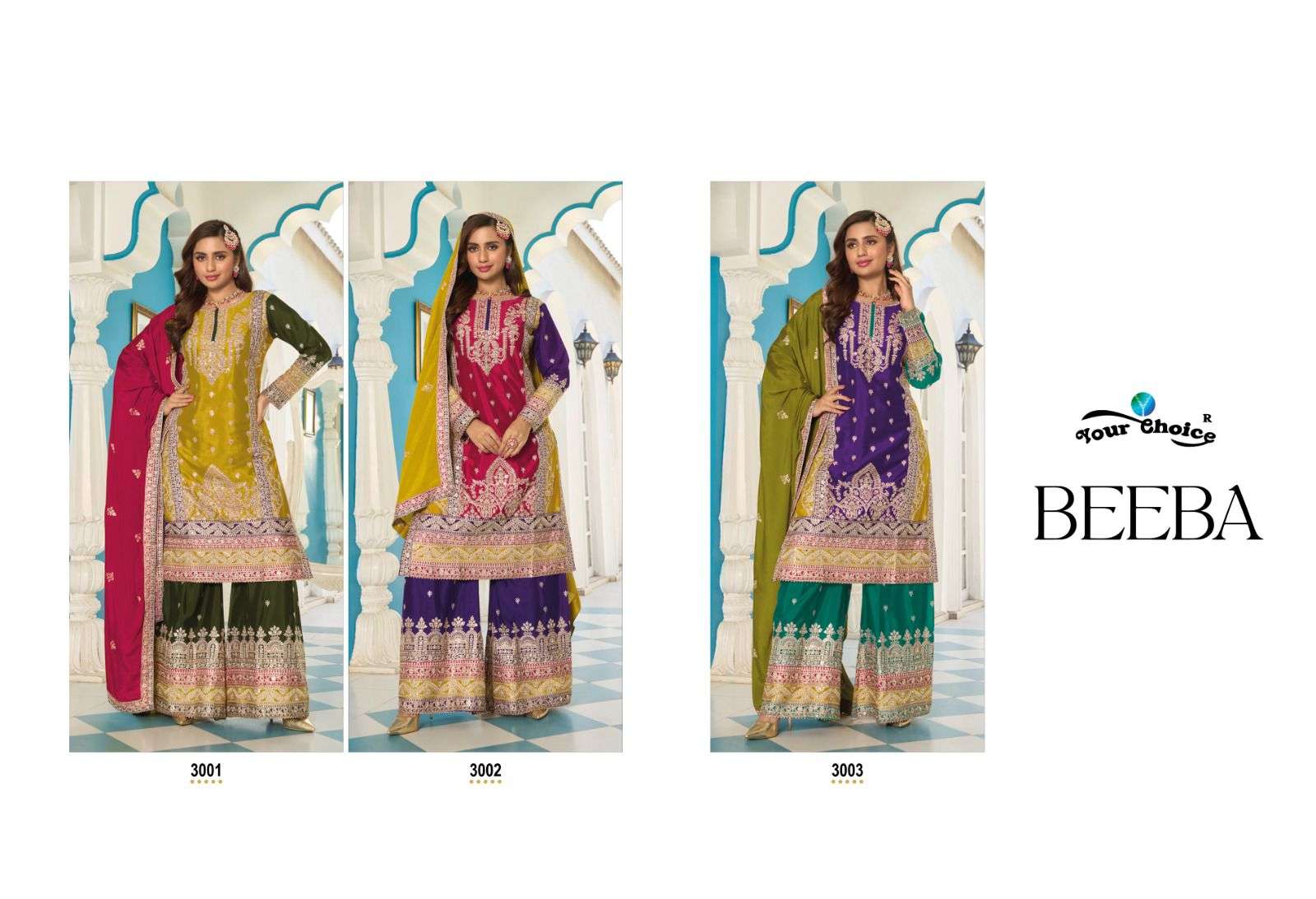 Your Choice Beeba Fancy Chinon Salwar Suit Wholesale catalog