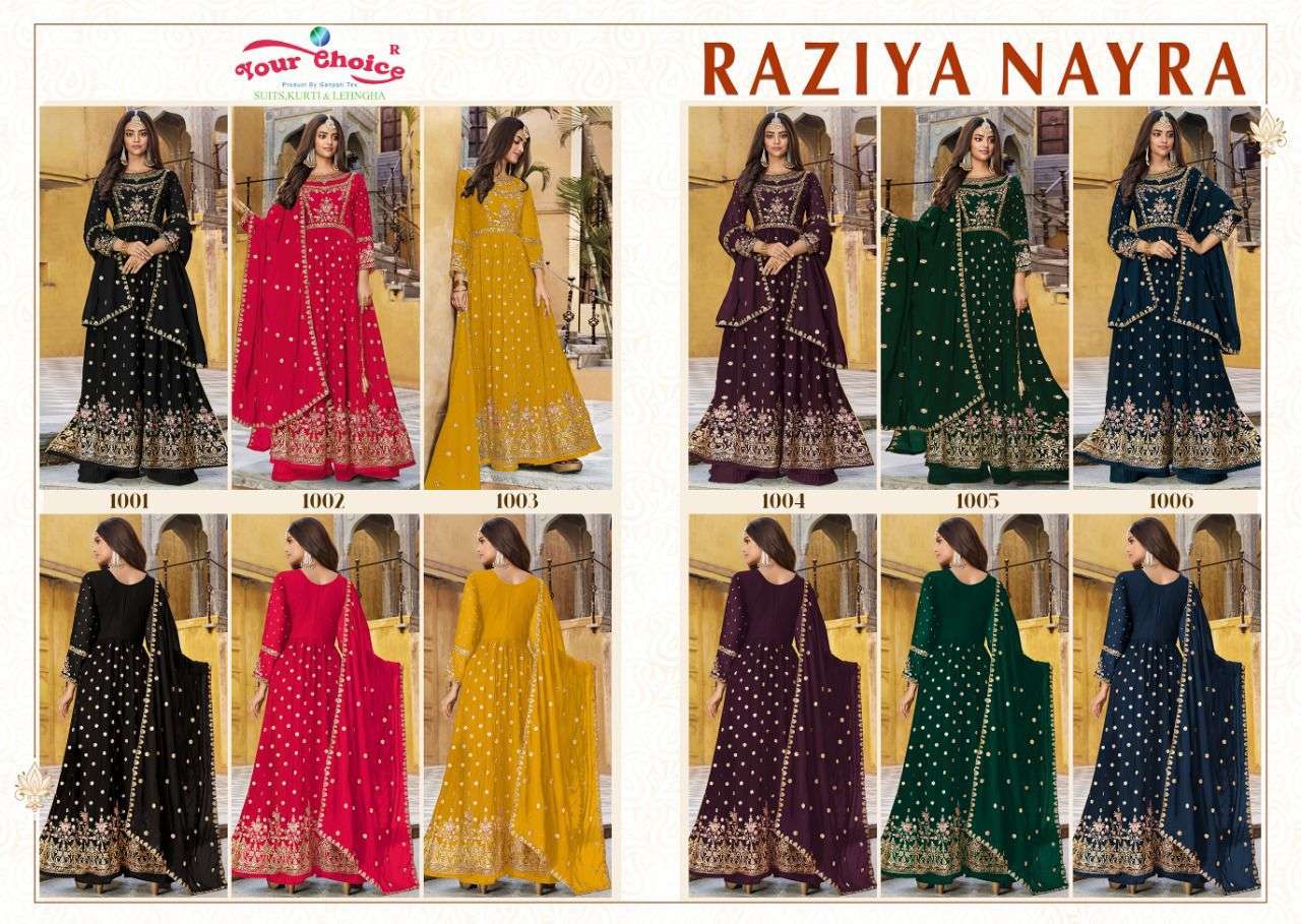 Your Choice Raziya Nayra Designer Salwar Suit Wholesale catalog