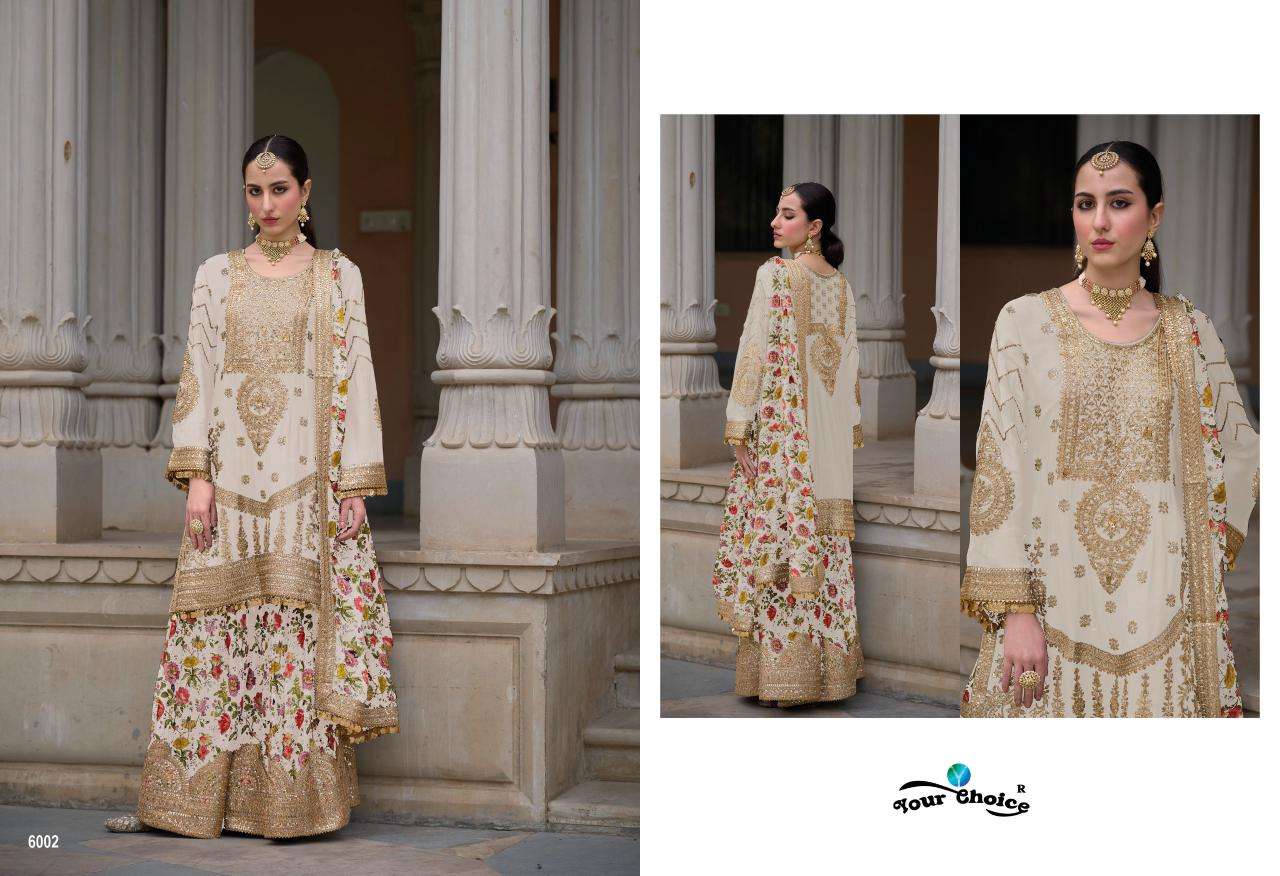 Your Choice Sadaf Chinon Designer Salwar Kameez Wholesale catalog