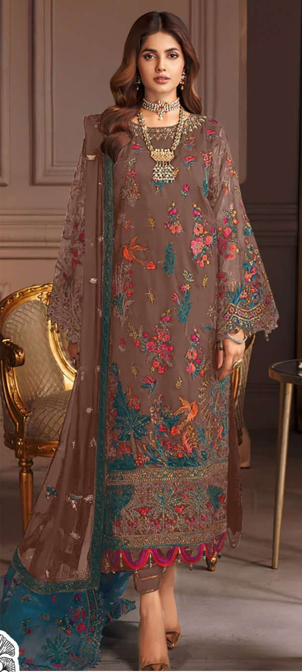 Zaha Aadab 10205 A To D Georgette Salwar Kameez Wholesale catalog