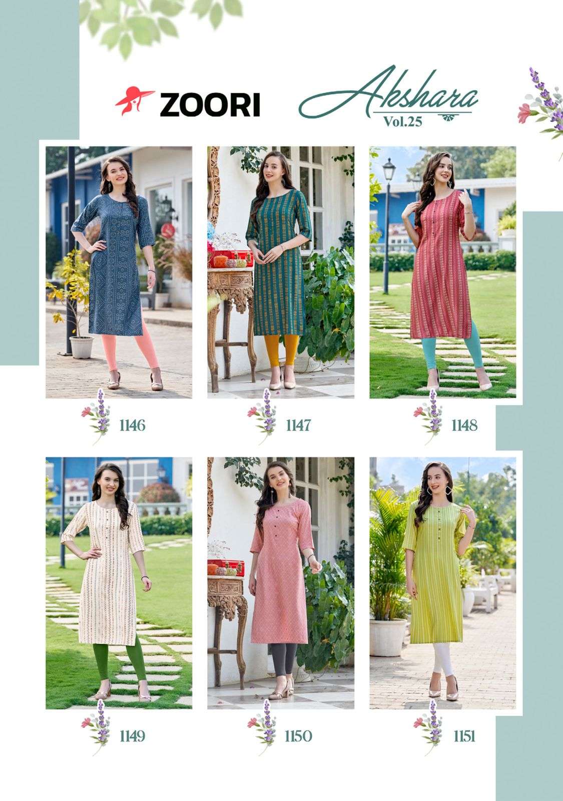 ZOORI Akshara Vol 25 Kurti Wholesale catalog