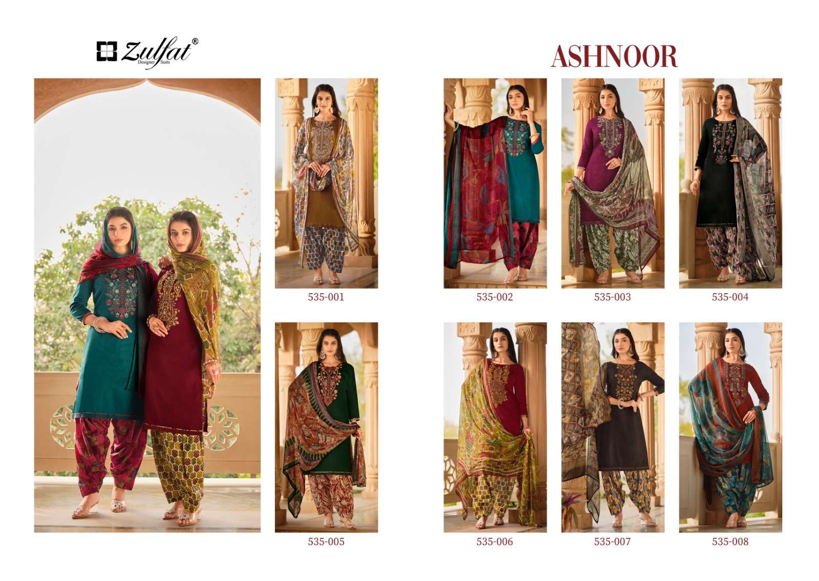 Zulfat Ashnoor Exclusive Designer Dress Material Wholesale catalog
