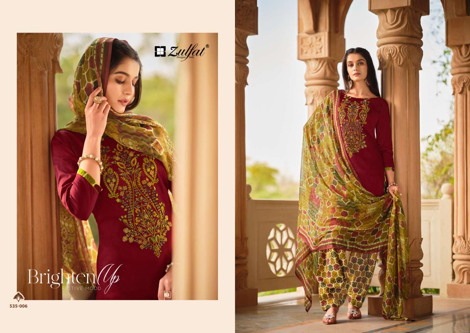 Zulfat Ashnoor Exclusive Designer Dress Material Wholesale catalog