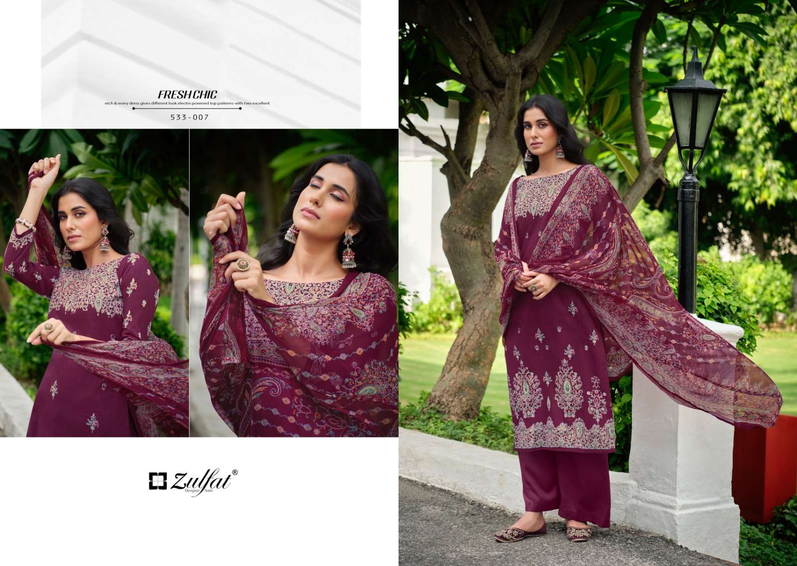 Zulfat Saheli Exclusive Designer Dress Material Wholesale catalog