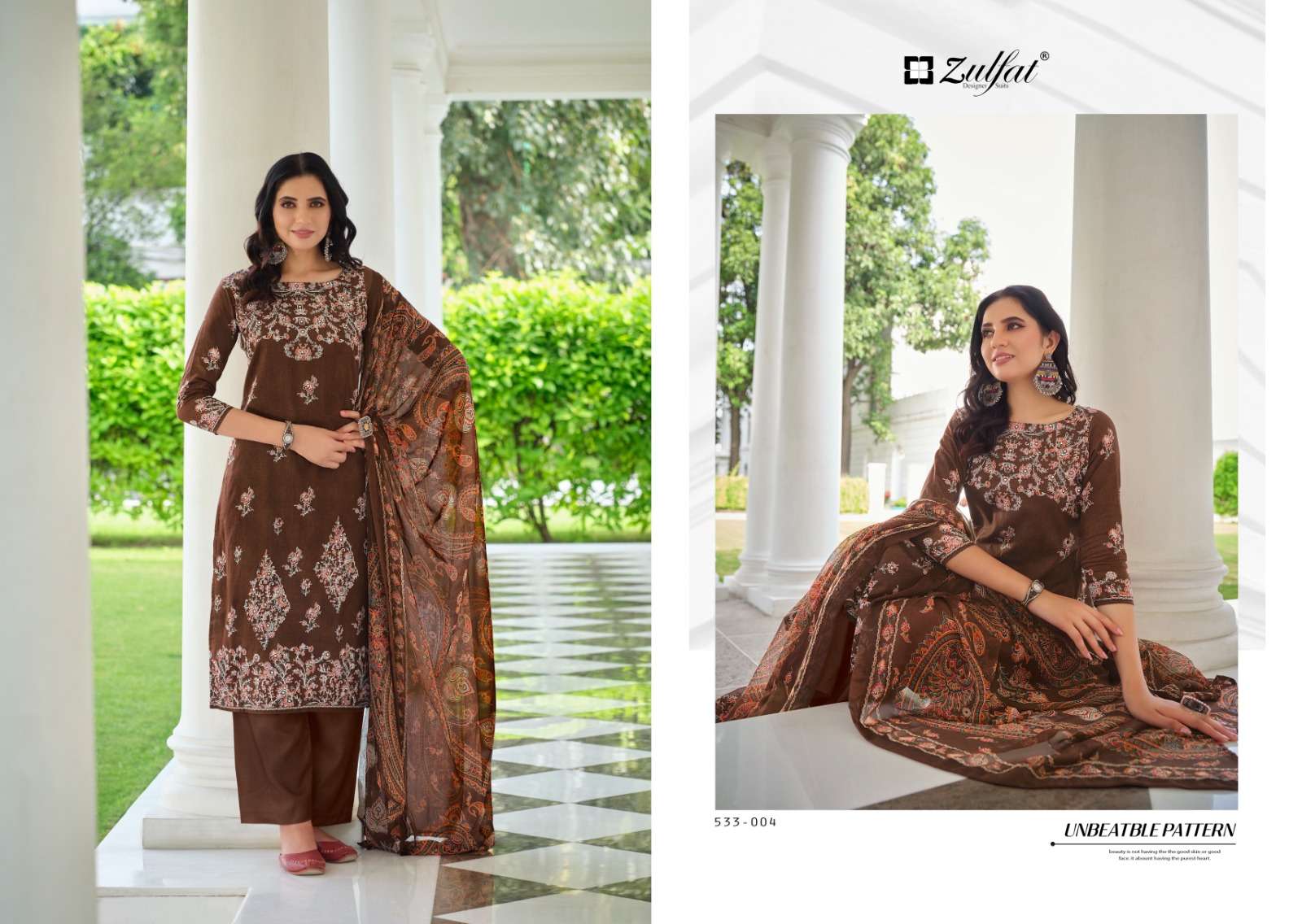Zulfat Saheli Exclusive Designer Dress Material Wholesale catalog
