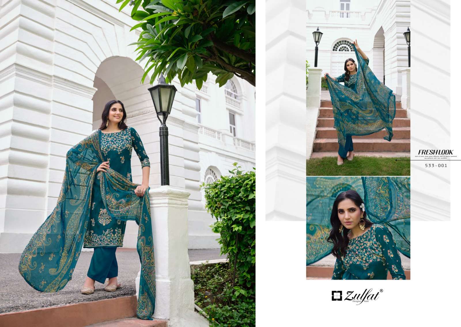 Zulfat Saheli Exclusive Designer Dress Material Wholesale catalog