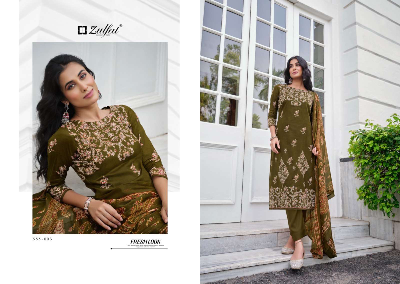 Zulfat Saheli Exclusive Designer Dress Material Wholesale catalog