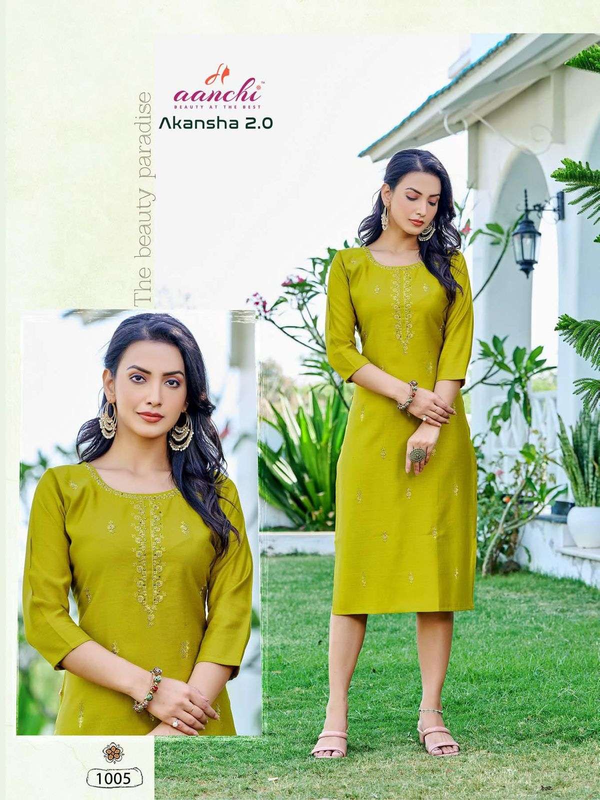 Aanchi AKANSHA-2.0 Kurti Wholesale catalog