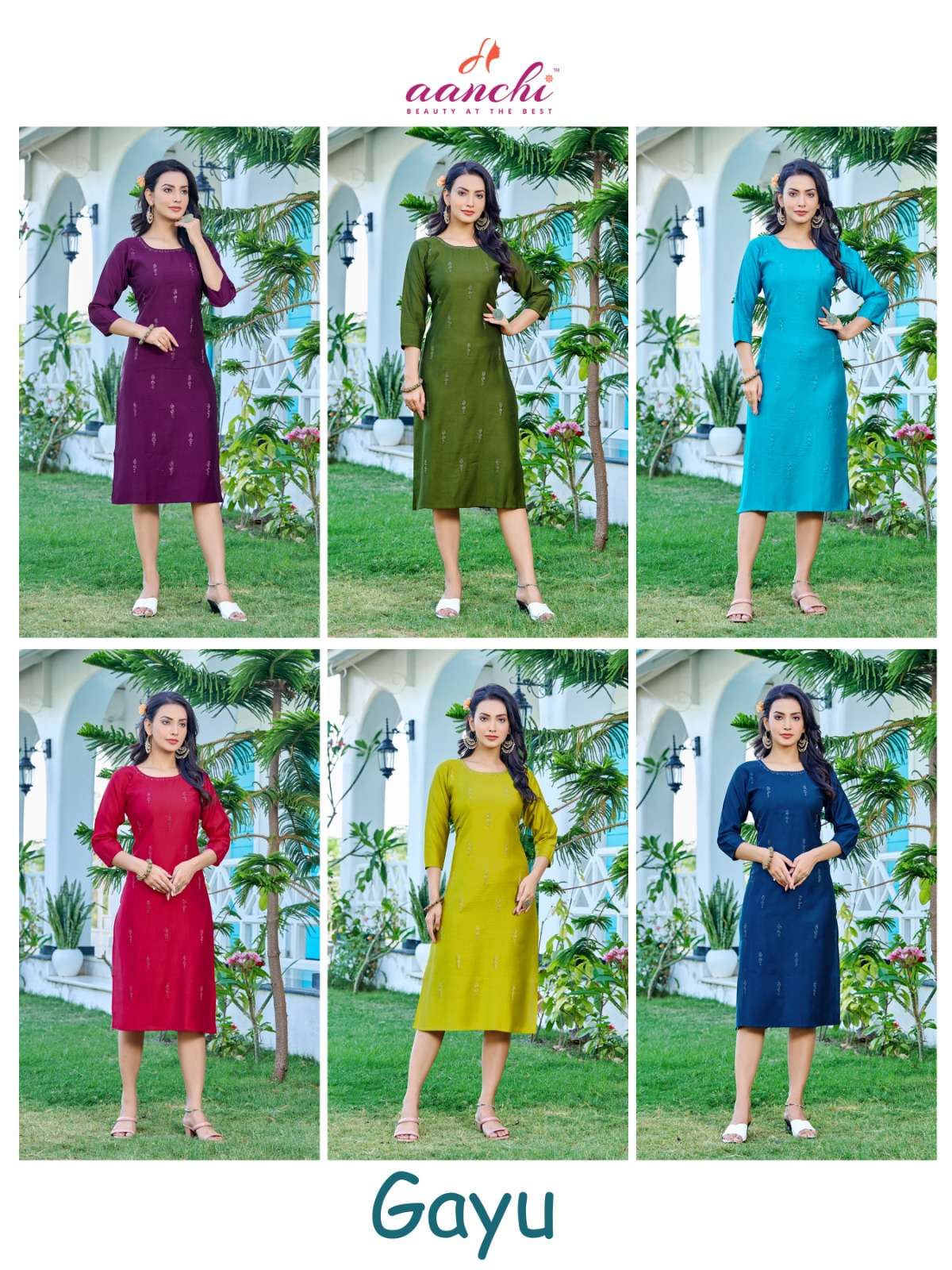 Aanchi GAYU Kurti Wholesale catalog