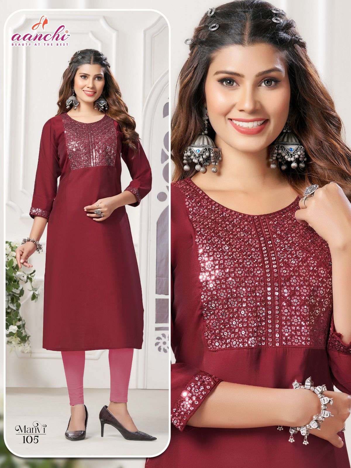 Aanchi MANVI Kurti Wholesale catalog