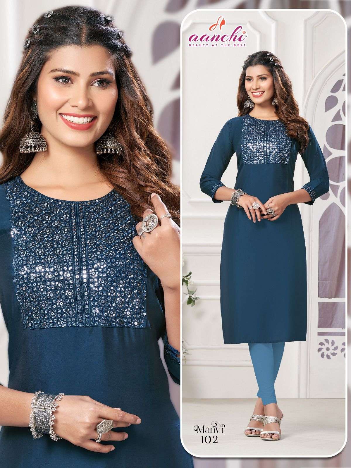 Aanchi MANVI Kurti Wholesale catalog