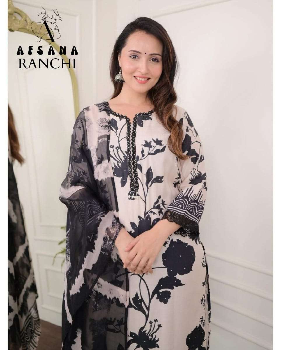 Afsana Ranchi 2124 Muslin Pakistani Suits Wholesale cataloga