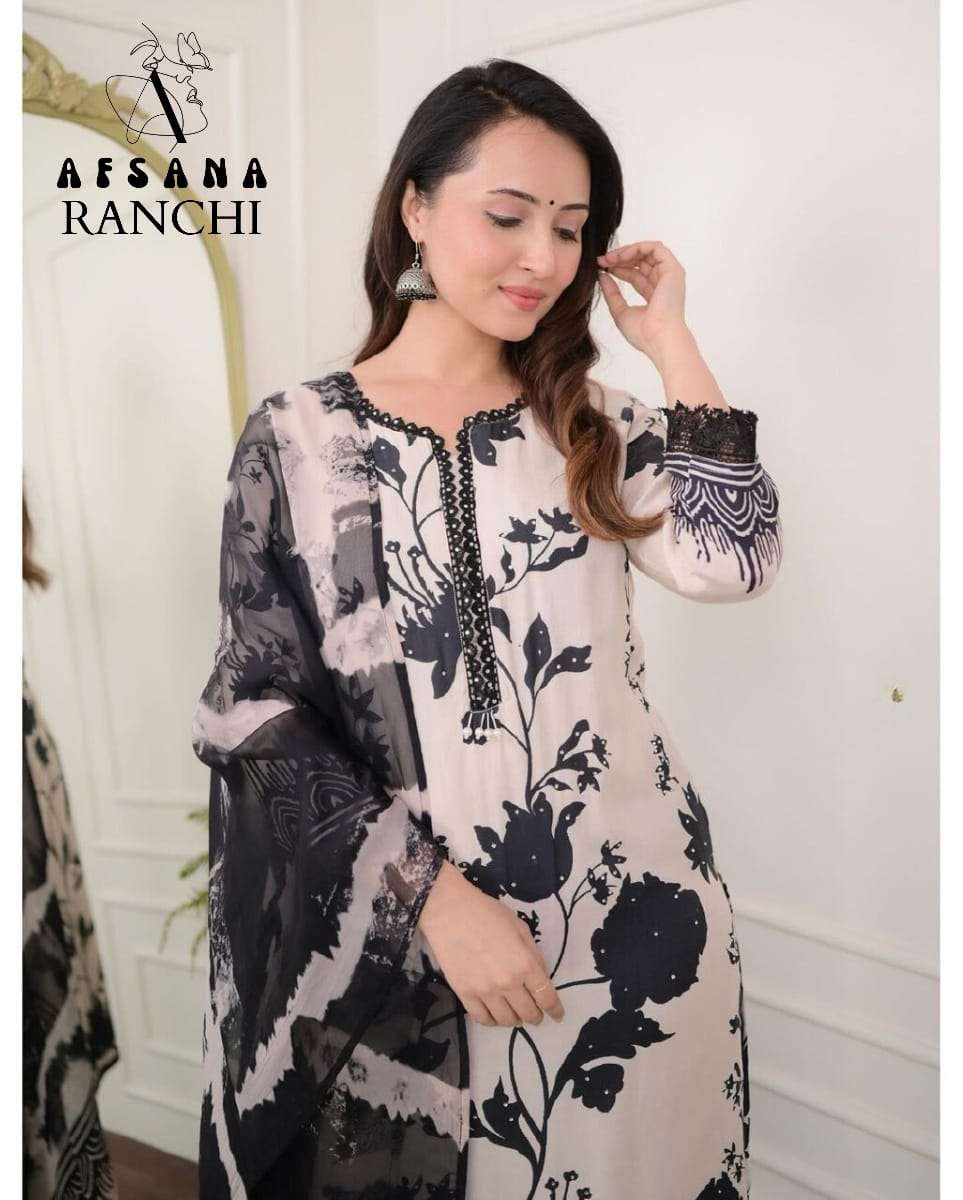 Afsana Ranchi 2124 Muslin Pakistani Suits Wholesale cataloga
