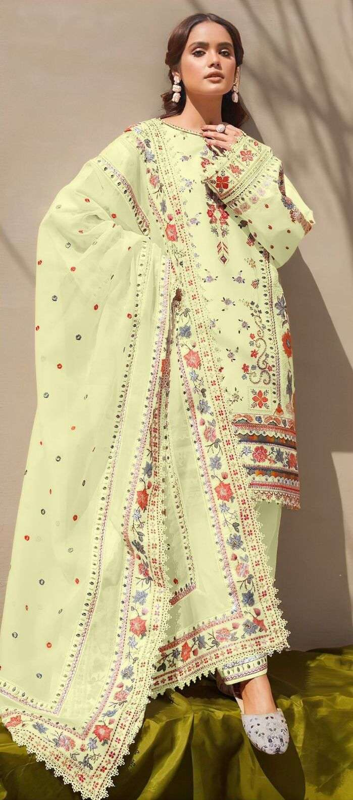 Alk Khushbu Mushq Vol 4 Embroidered Pakistani Suits Wholesale catalog