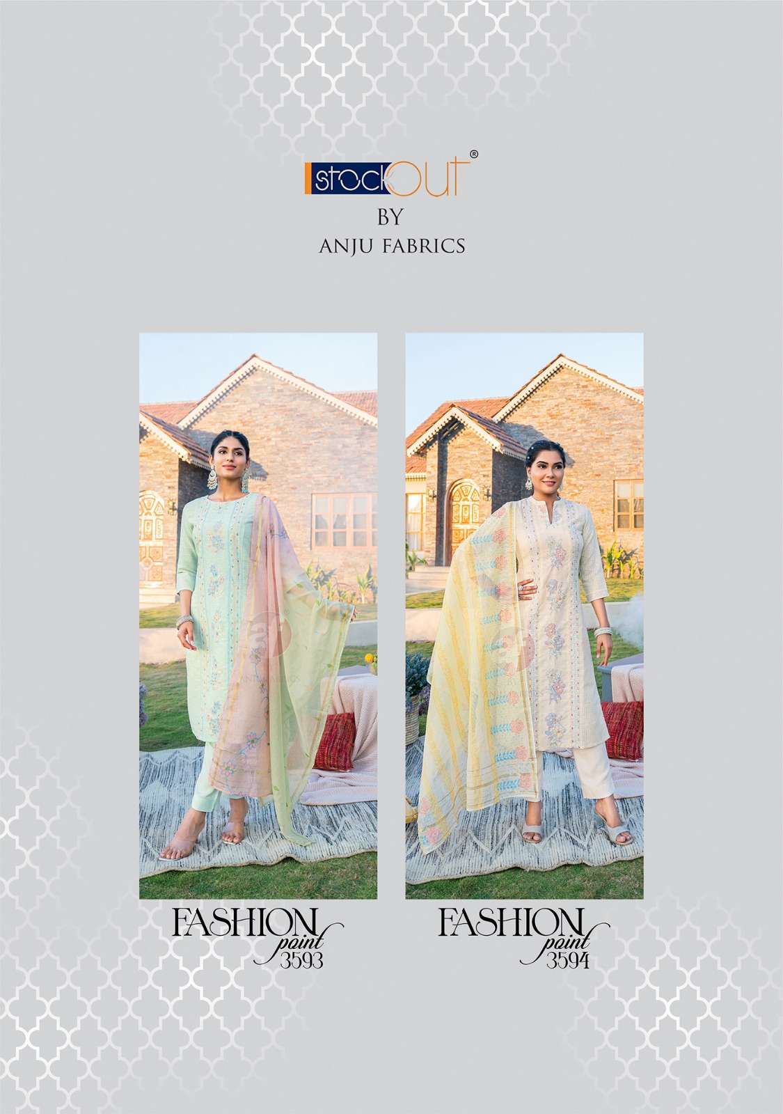 Anju Fabrics Fashion Point vol -2 Kurti Wholesale catalog