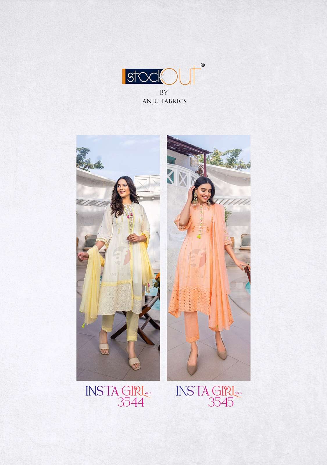 Anju Fabrics Insta Girl vol -5 Kurti Wholesale catalog