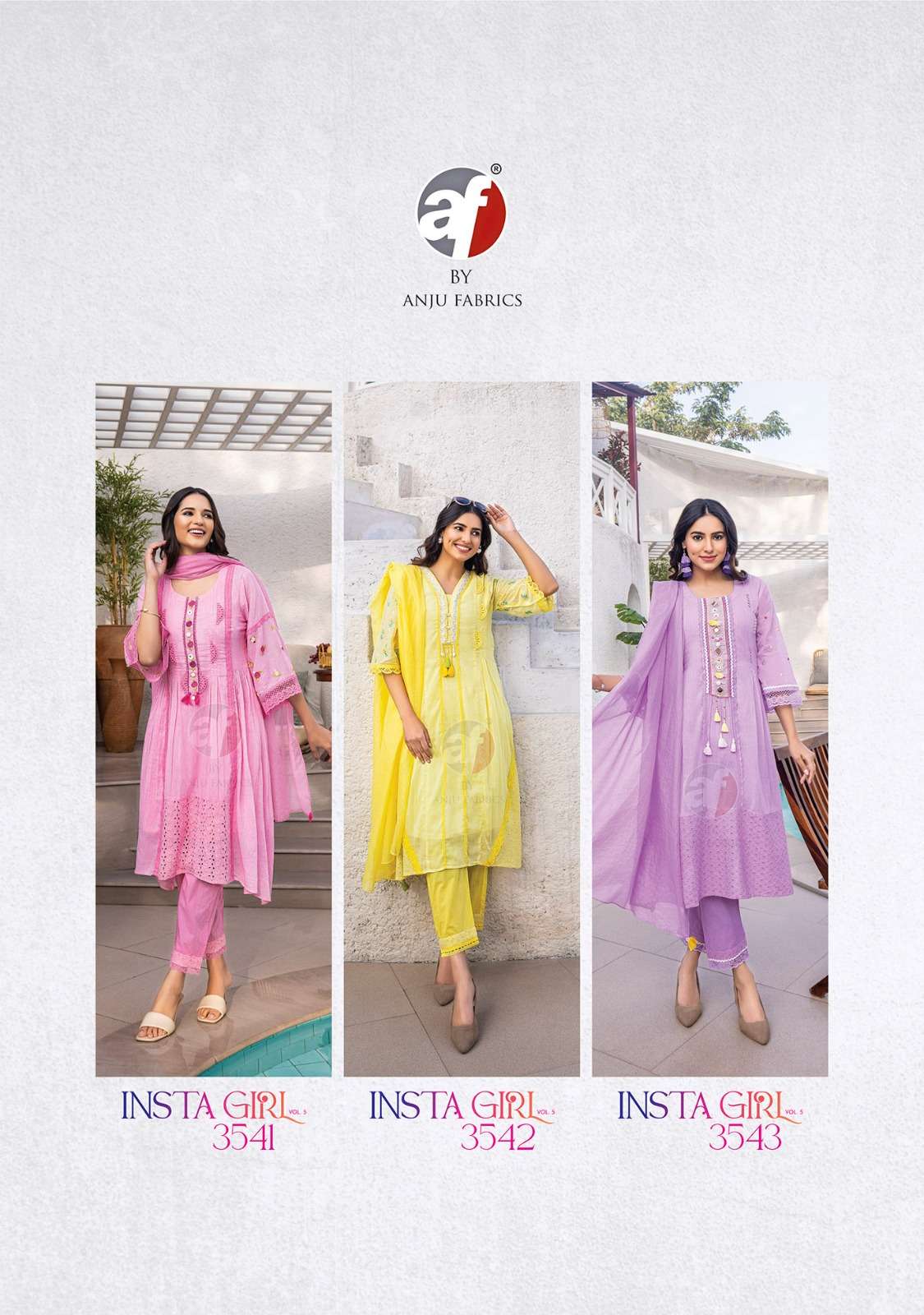 Anju Fabrics Insta Girl vol -5 Kurti Wholesale catalog