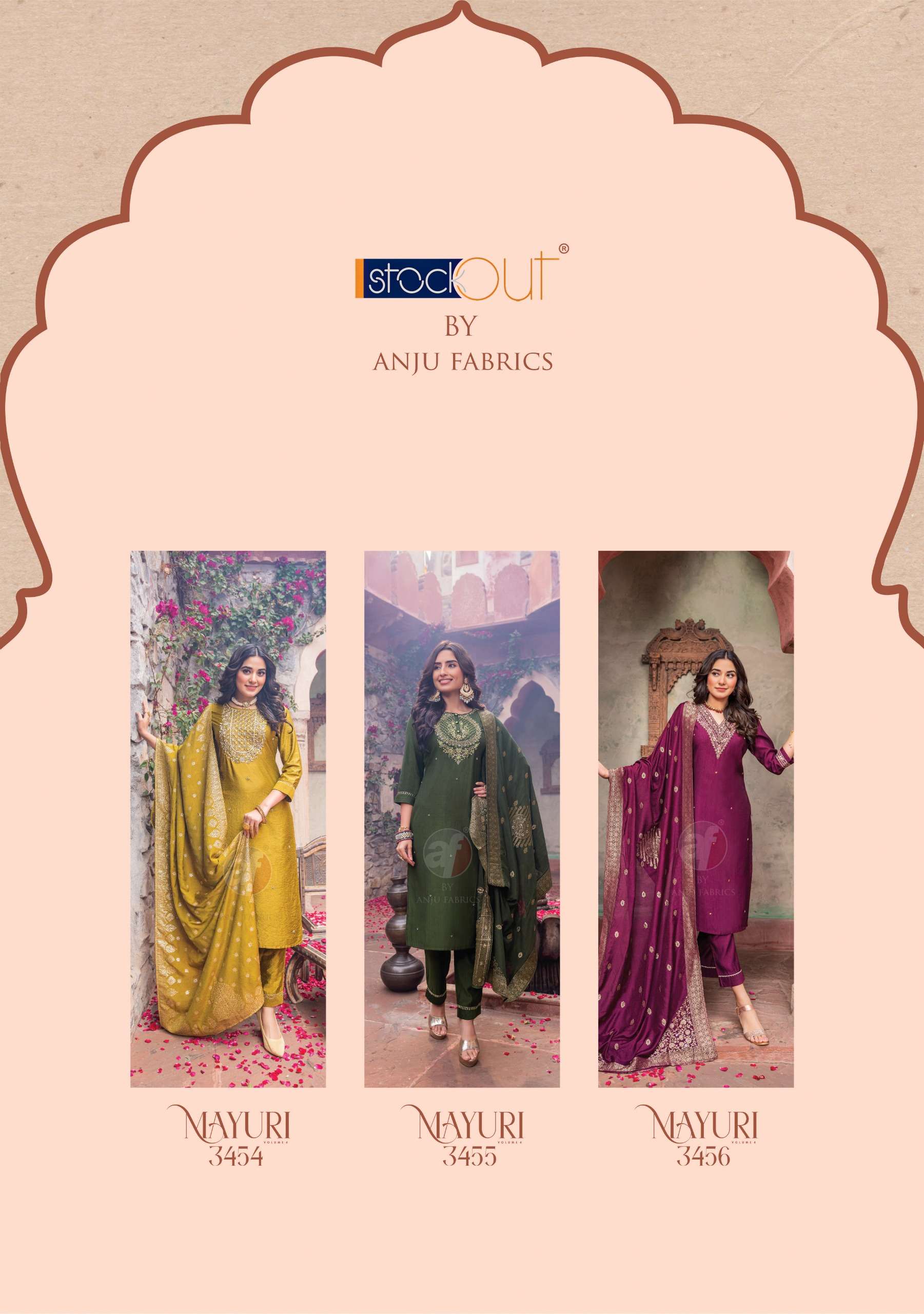 Anju Fabrics Mayuri vol -4 Kurti Wholesale catalog