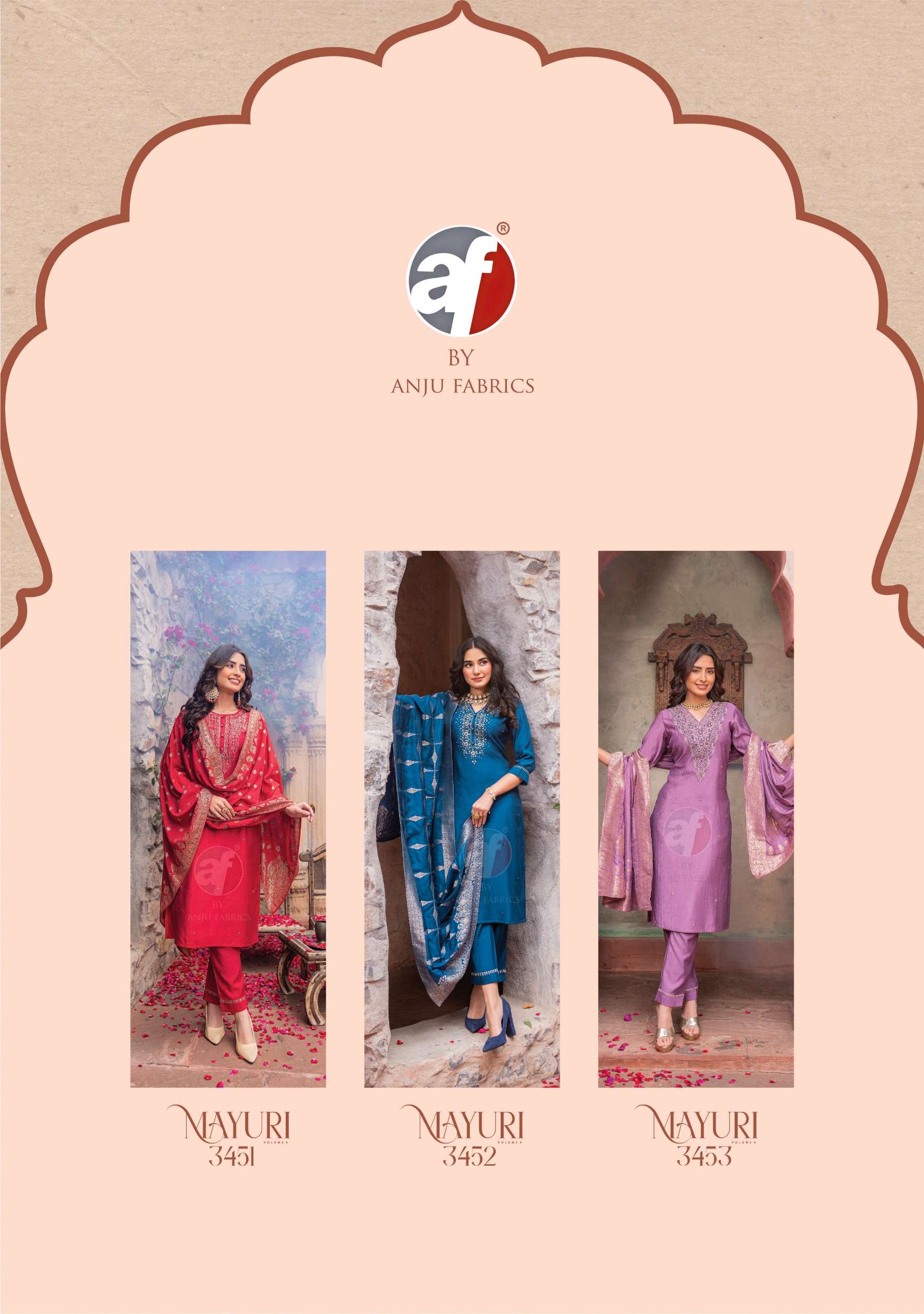 Anju Fabrics Mayuri vol -4 Kurti Wholesale catalog